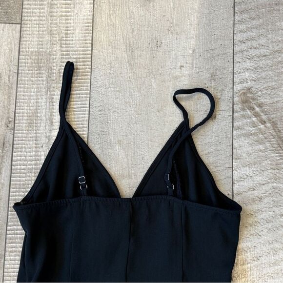 Abercrombie & Fitch Black Flare Leg Jumpsuit - Picture 5 of 6